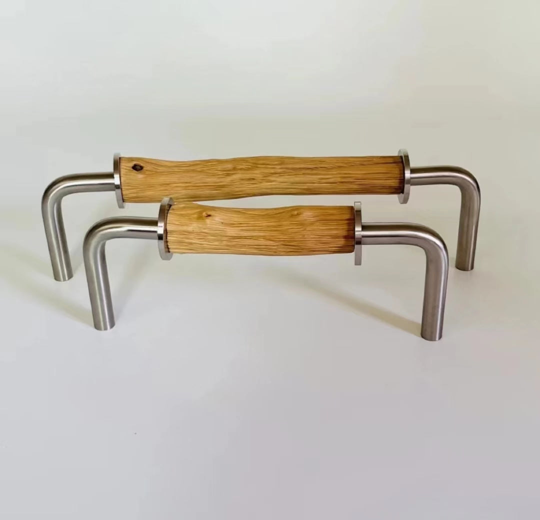 Wild pear wood outdoor custom cage handle