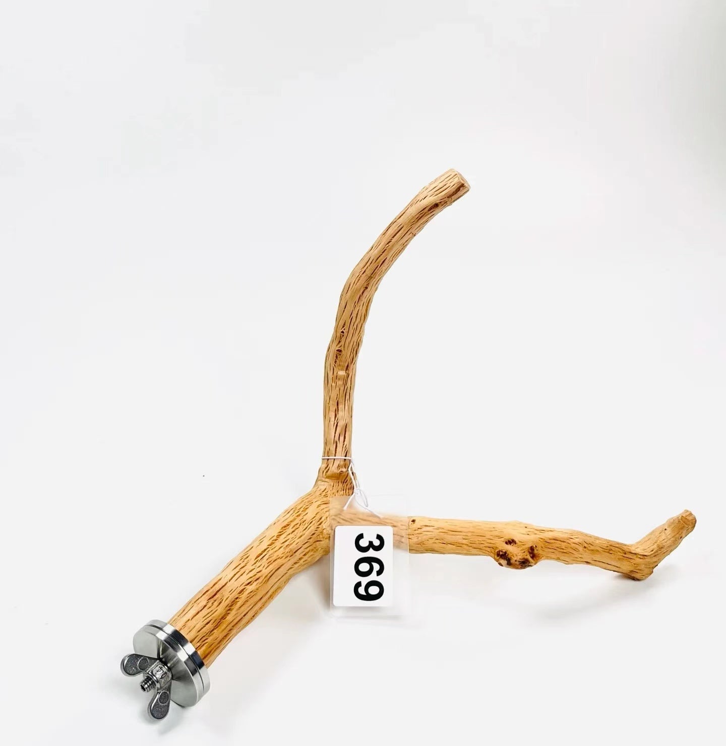 Wild pear wood parrot natural branch pole