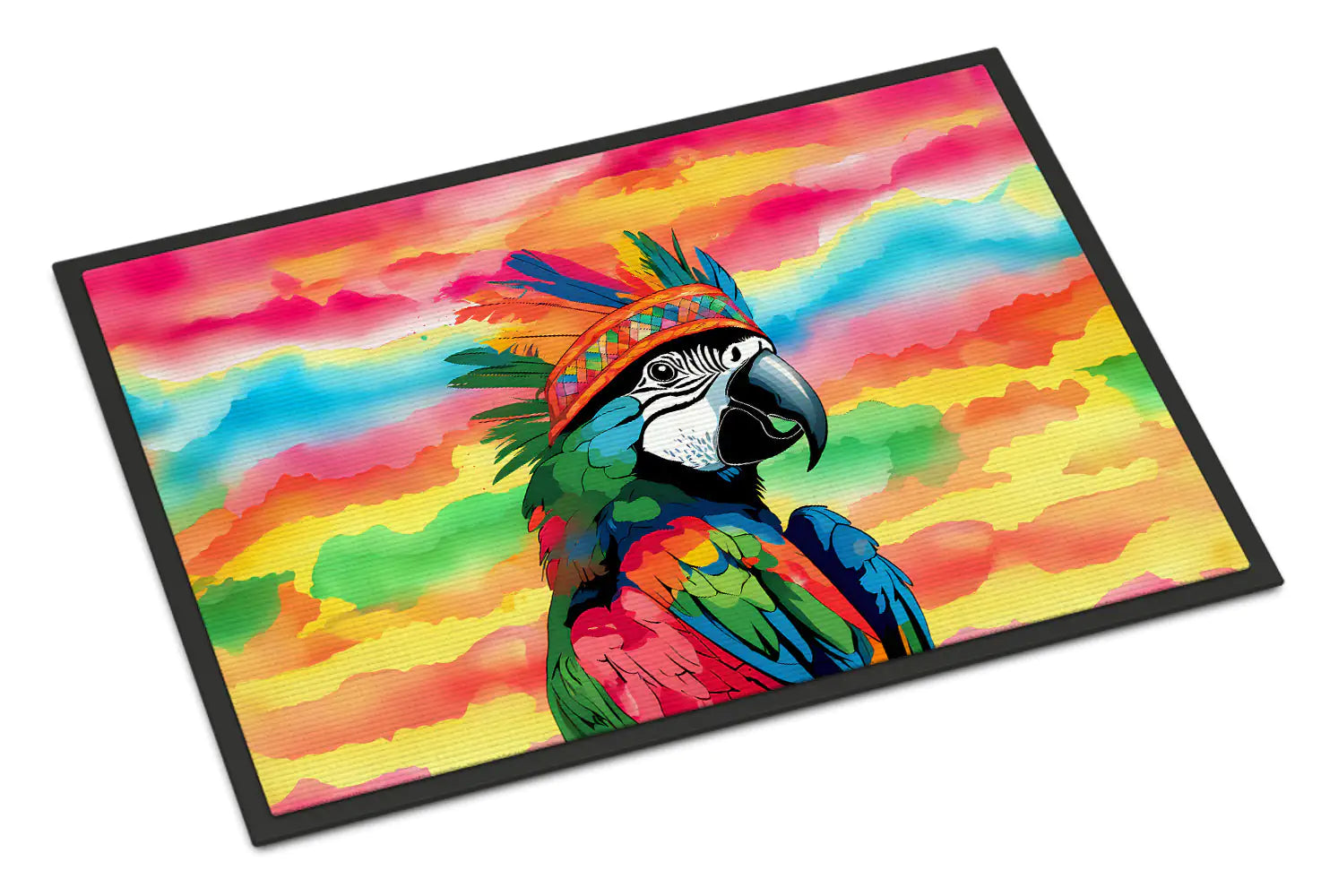 Hippie Animal Parrot Doormat